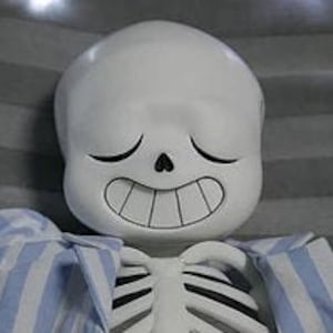 Sleeping Sans head (makeup ver)