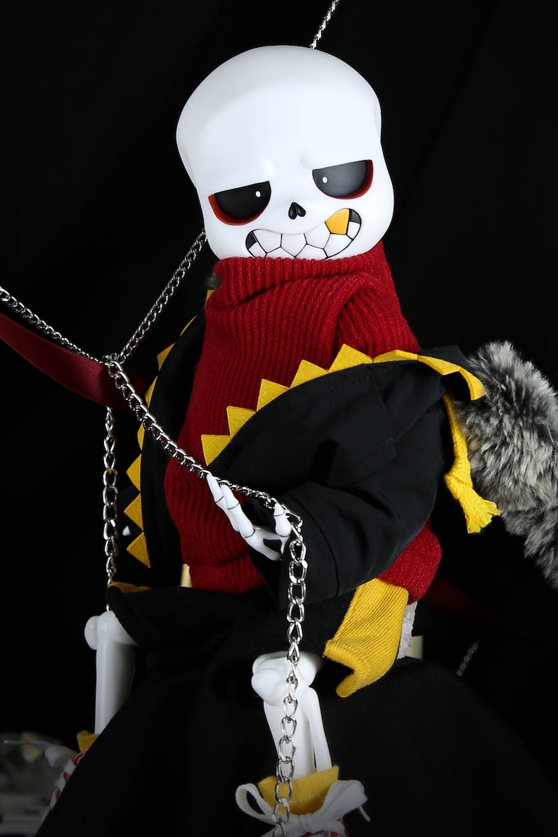 Fell Sans doll ver.2 Full set undertale 2022 NEW image 2