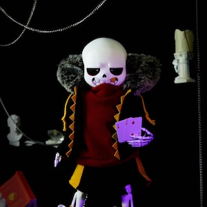 Fell Sans doll ver.2 Full set undertale 2022 NEW image 9