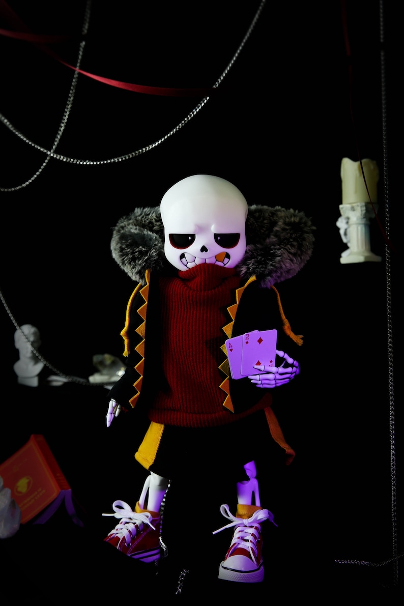 Fell Sans doll ver.2 Full set undertale 2022 NEW image 9