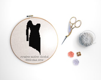 Little Black Dress Shock Treatment Cross Stitch Pattern