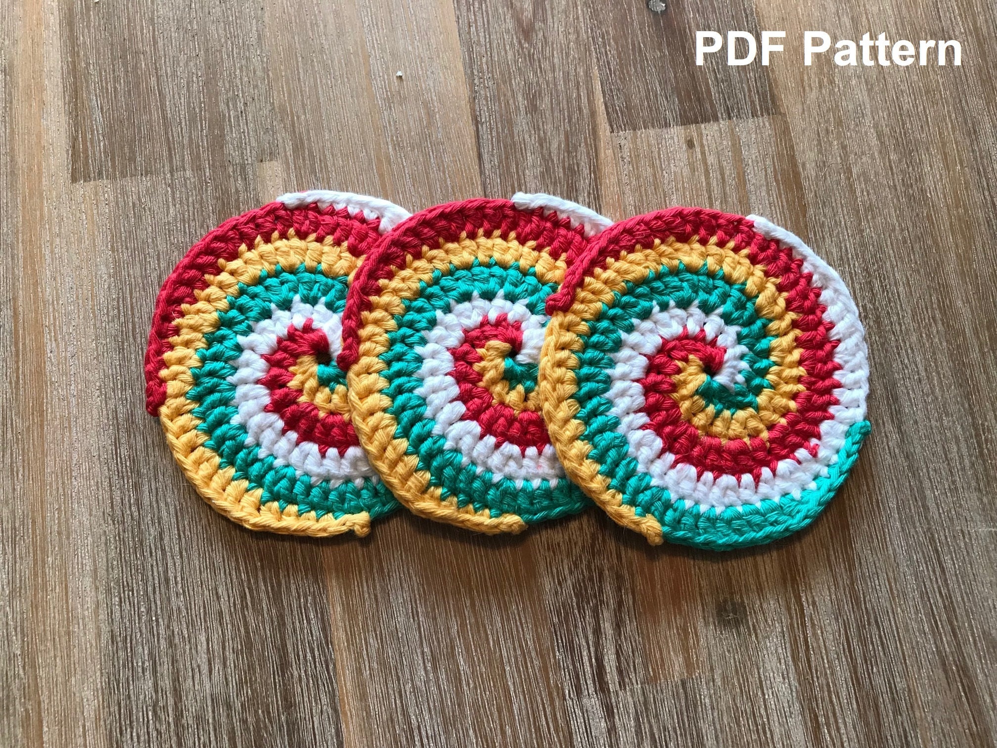 Spiral Crochet Scrubbies Pattern Inspired by Kaylee From Etsy