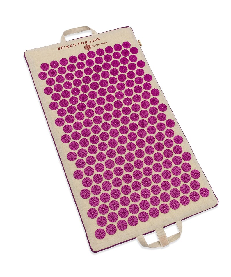 Spike Acupressure Mat Bed of Nails Accupressure Reflexology Etsy