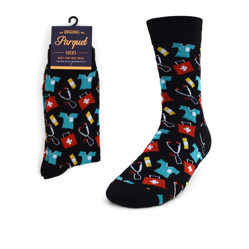 Men's Doctor/Nurse/Medical Field Novelty Socks Etsy