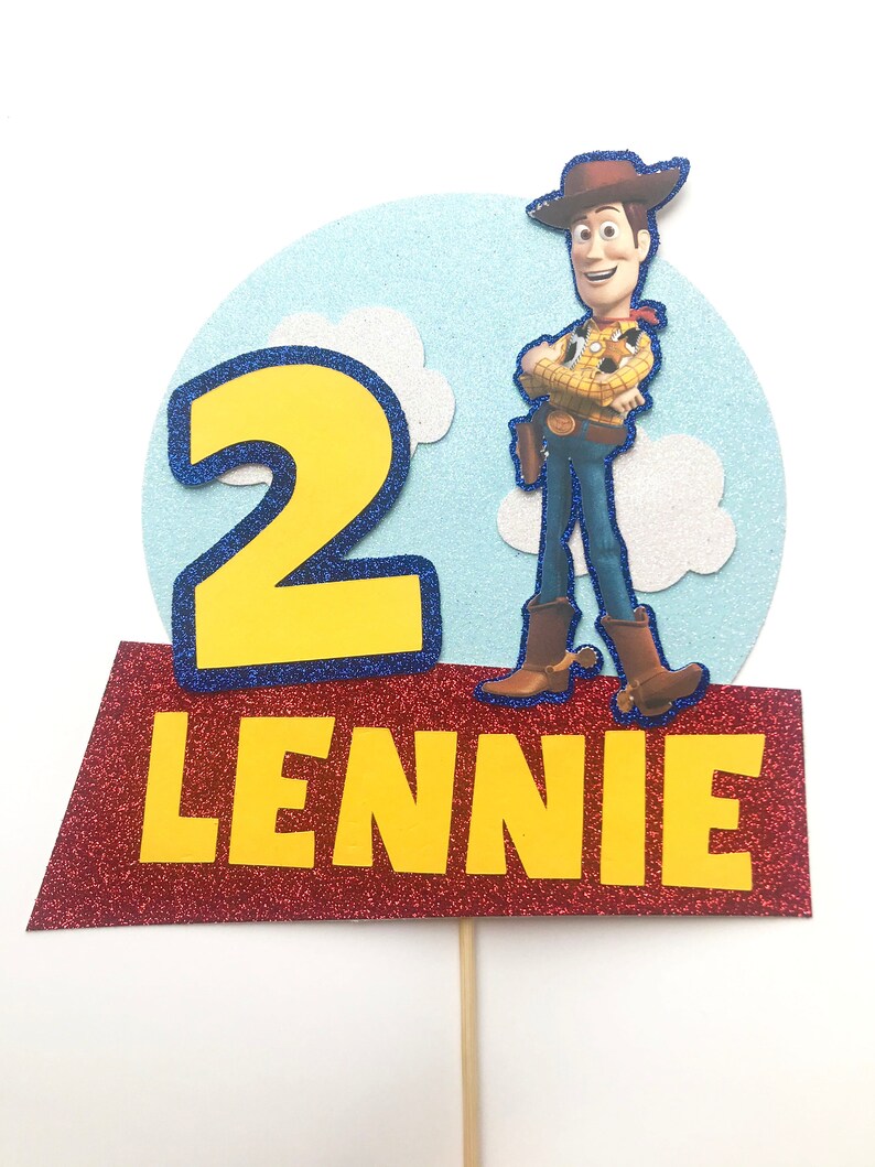 Toy Story Cake Topper Toy Story Glitter Cake Topper Toy | Etsy