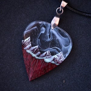 Wood resin guitar pick Best musician gift