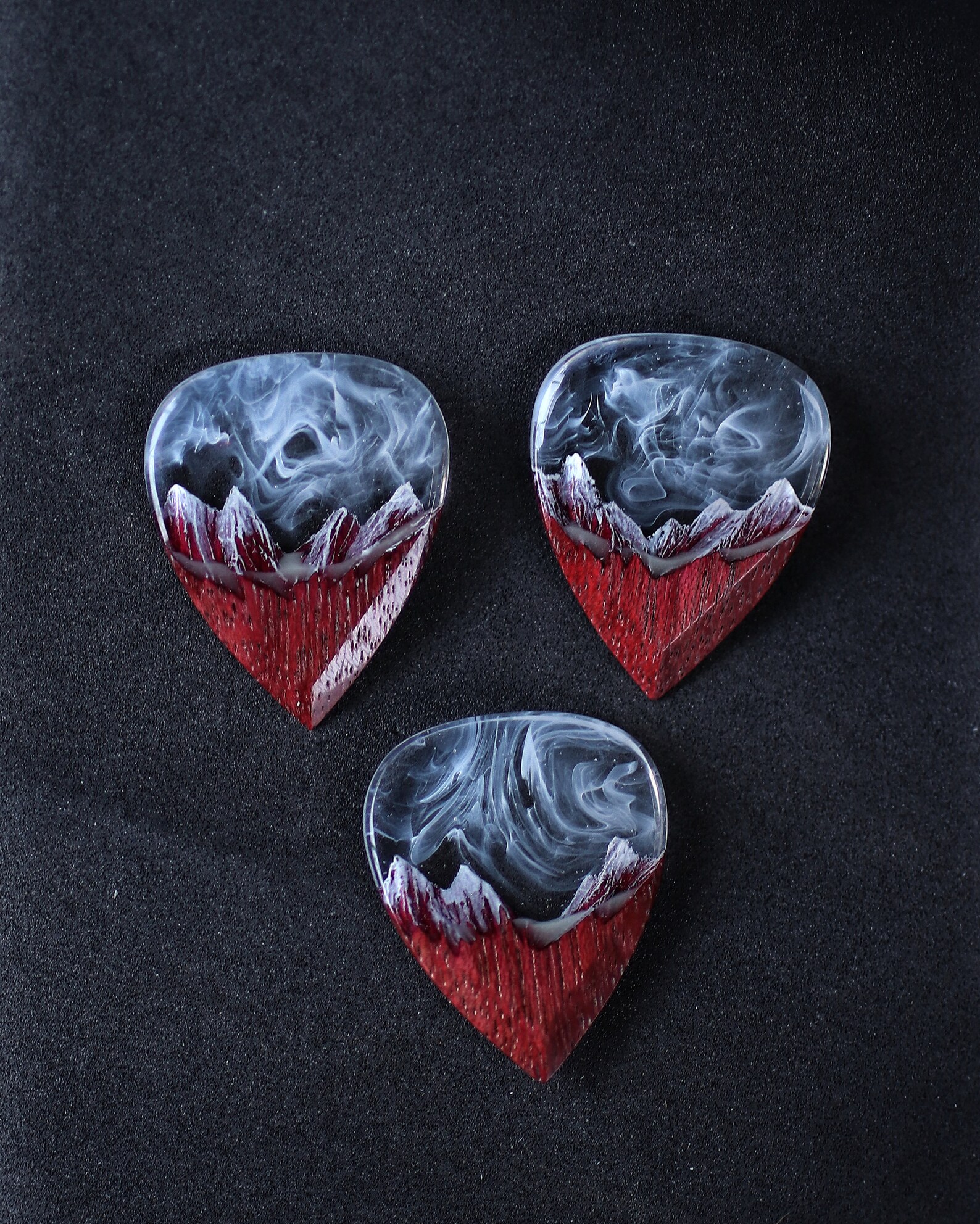 Wood Resin Guitar Pick Best Musician Gift Etsy
