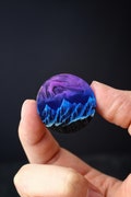 Glow in the dark plug earring Wood resin flesh tunnels Flesh gauge plugs Wood resin ear gauges Double flare tunnels Unique design product logo
