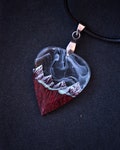 Wood resin guitar pick Best musician gift product logo