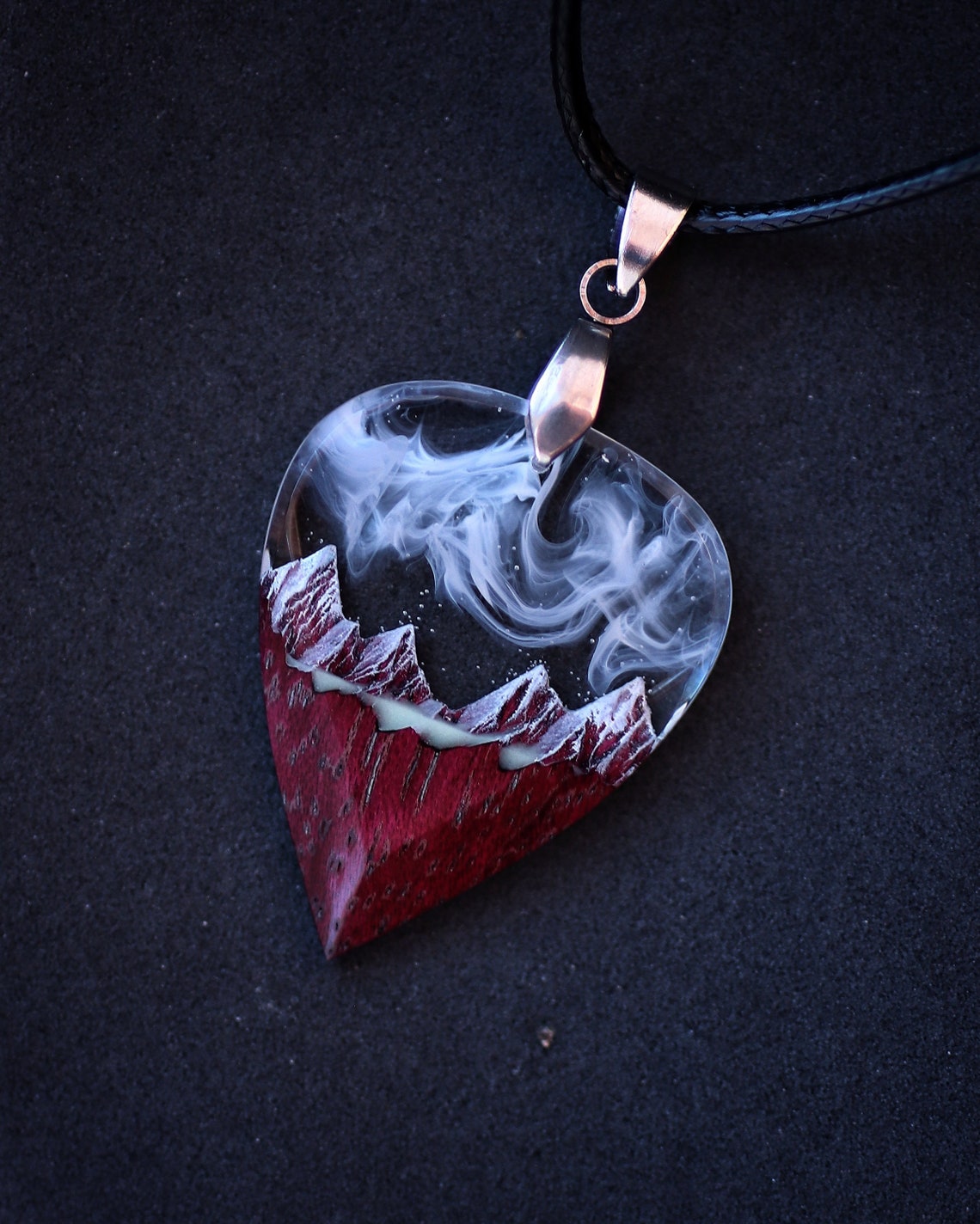 Wood Resin Guitar Pick Best Musician Gift Etsy