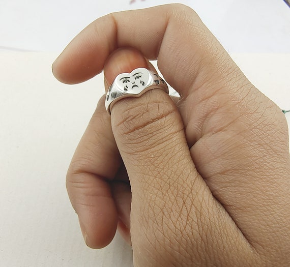 Crying clearance heart ring