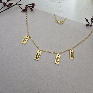 Collar de oro de 14 quilates con dijes, para hombre y mujer, ideal para regalar, con dijes, collar de disco, regalo de cumpleaños.