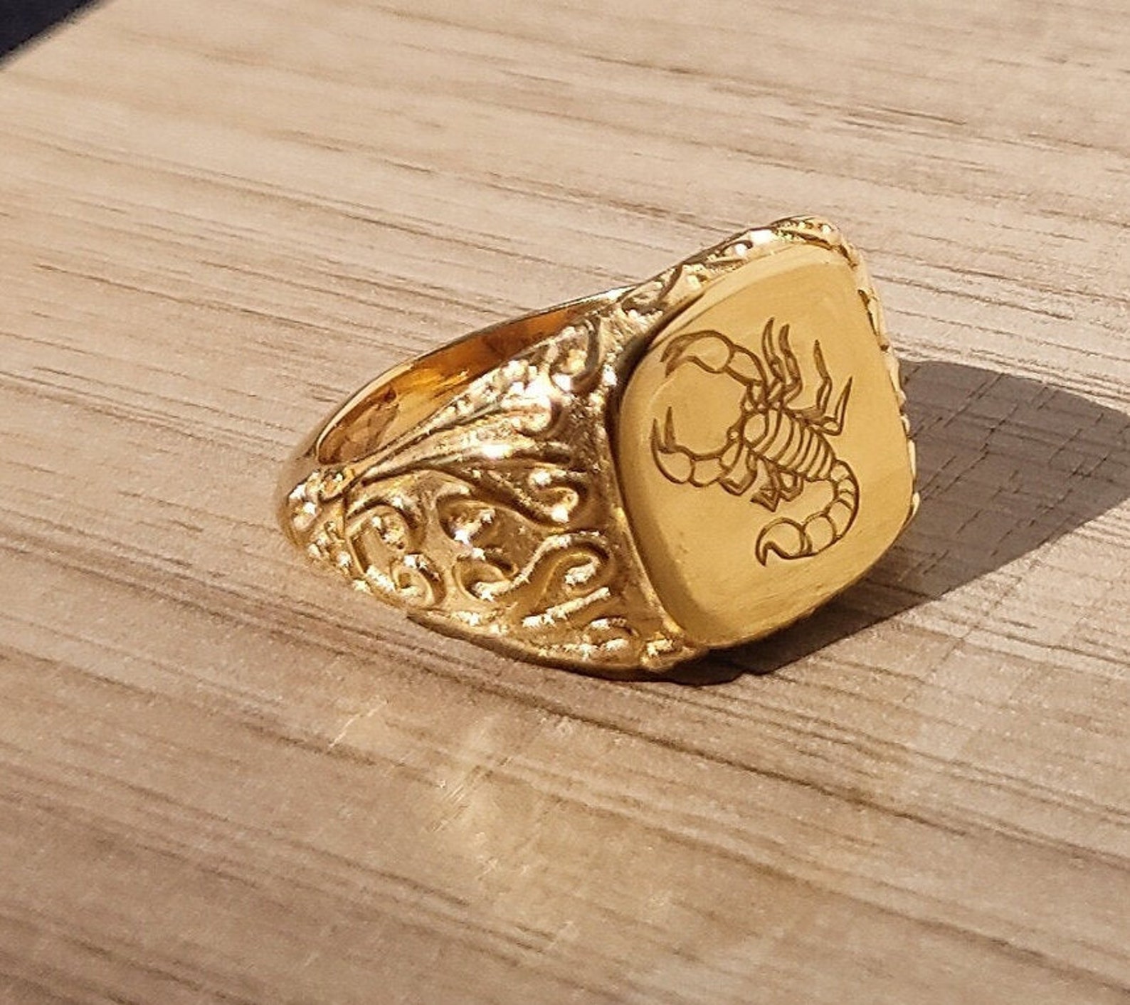 Mens Ring Zodiac Sign Rings Zodiac Ring Zodiac Etsy