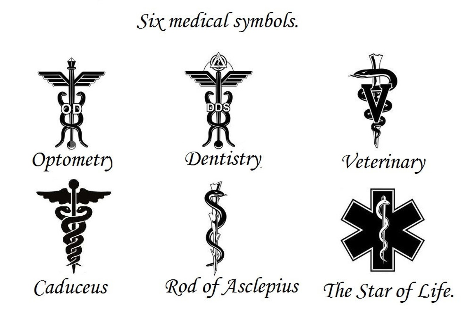 6 Medical Symbol Ring Personalized Medical Ring Rod of Etsy