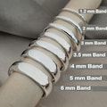 Sterling Silver Comfort Fit Band | Wedding Band For Men Women | Dome Band | 1.2 mm-7 mm Sizes product logo