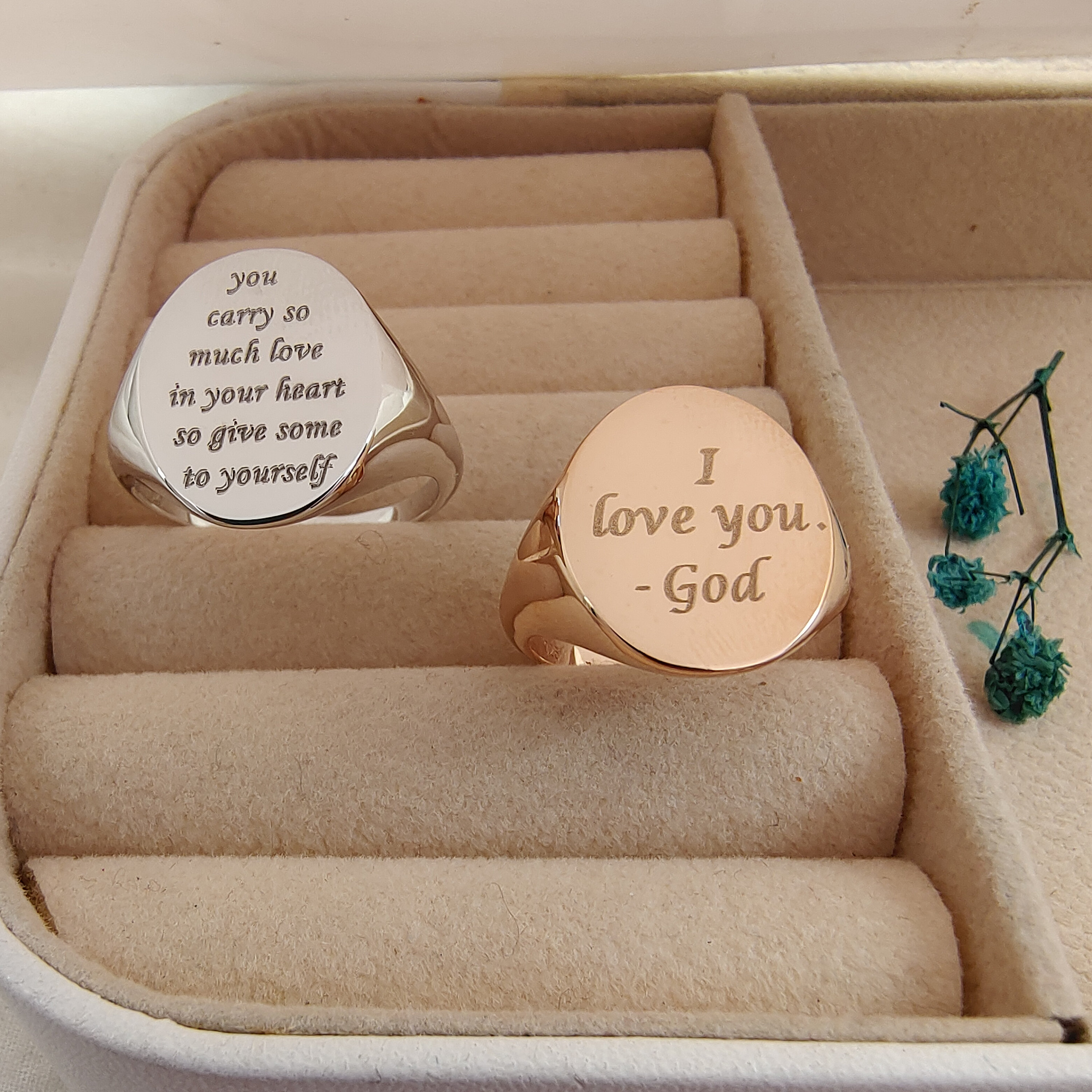 Inspirational rings sale sterling silver