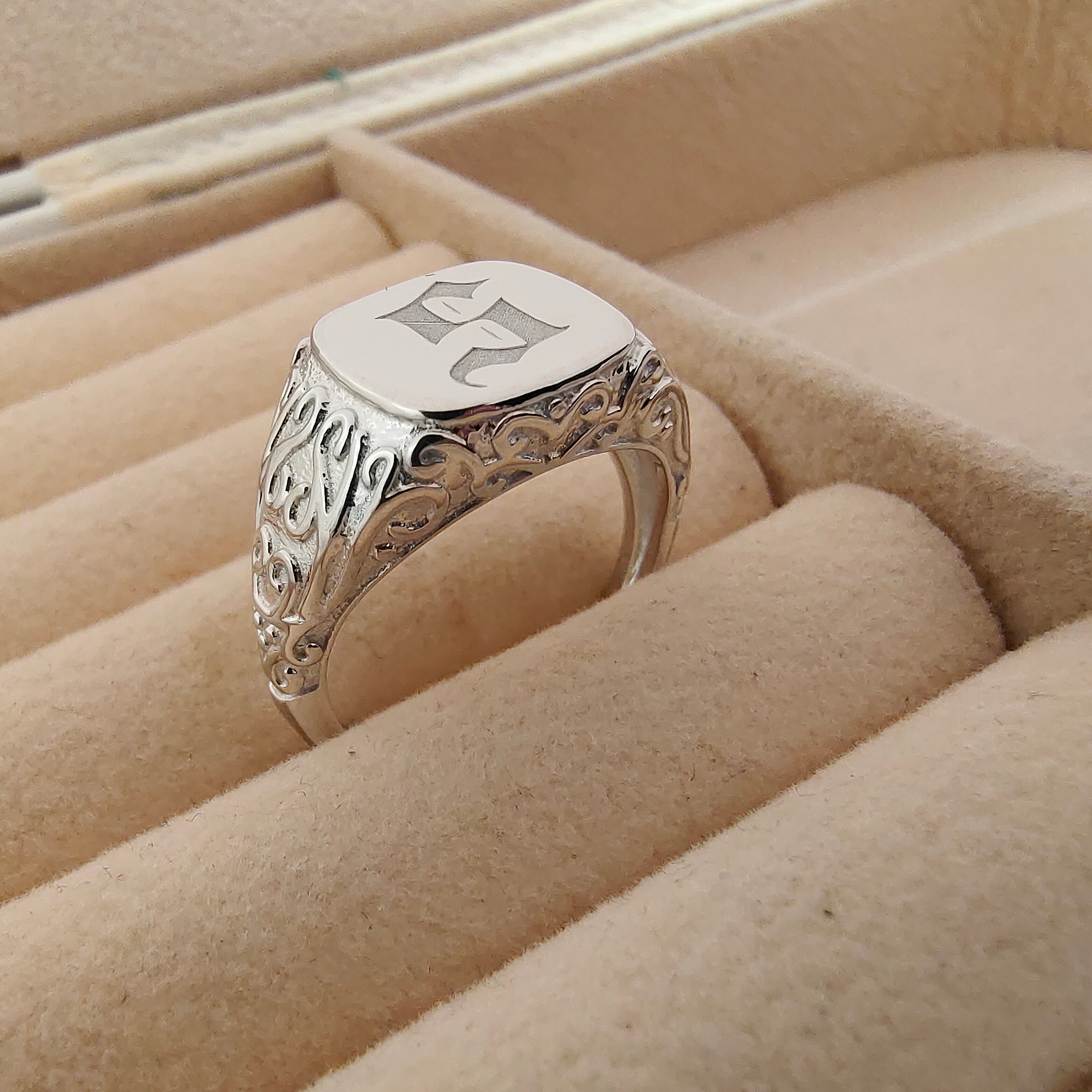 Initial rings hotsell for him