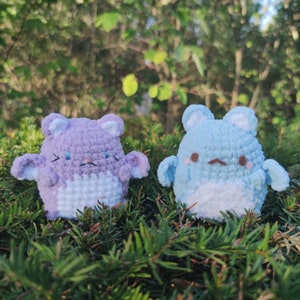 2 in 1 mollige Fledermaus Katze Amigurumi Häkelanleitung, süßes Halloween Plüschtier, Tier Häkelanleitung