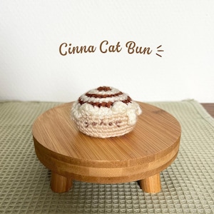 Haakpatroon voor een kaneelbroodje-kat | Amigurumi pluche kat | PDF-download