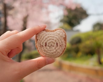 Toast Cat Crochet Pattern | Bread Cat Amigurumi | PDF Download