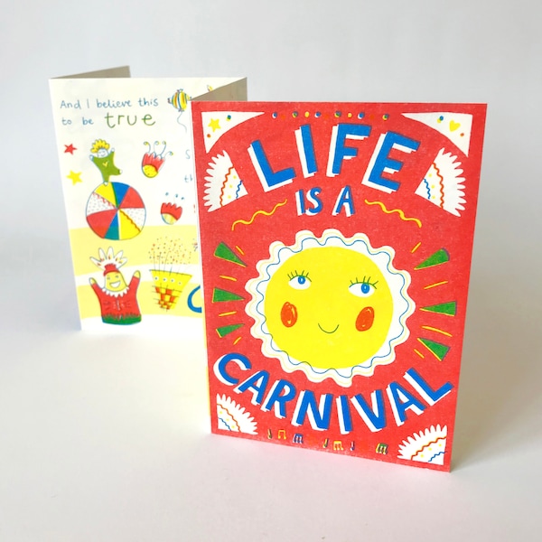 Life is a Carnival Risograph Zine