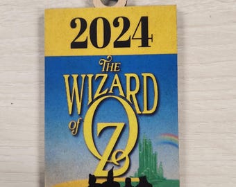 Wizard of Oz Wooden Ornament, Broadway Theater Gift