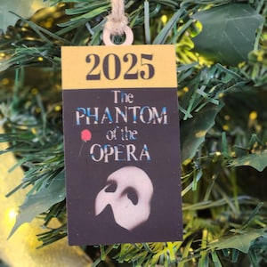 Phantom of the Opera Ornament, Broadway Musical Inspired