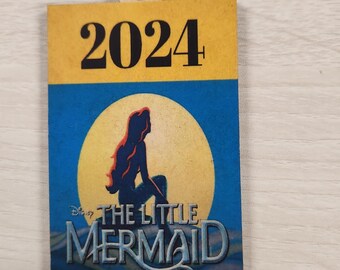 The Little Mermaid Wooden Ornament, Broadway Inspired, Theater Theme