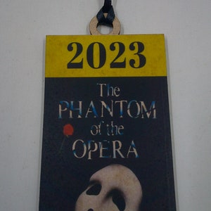 Ready to Ship Wood Broadway 2023 show musical theater Ornament, Broadway Inspired ornament, Broadway Ornament,Theater Christmas ornament