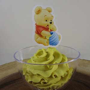 Winnie the Pooh  Cupcake toppers, Winnie the Pooh  Cupcake picks, Winnie the Pooh birthday themed, Winnie the Pooh decor