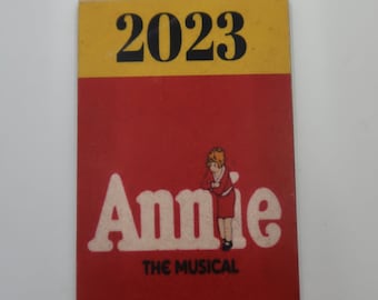 Annie Broadway Musical themed  Ornament,  Broadway Inspired ornament