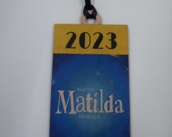 Christmas Sales Broadway Matilda Ornament,  Broadway Inspired ornament, Theatre  Ornament, Holiday Sales
