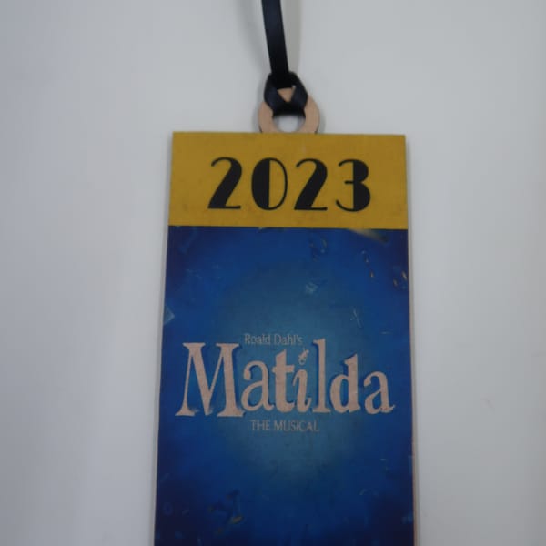 Christmas Sales Broadway Matilda Ornament,  Broadway Inspired ornament, Theatre  Ornament, Holiday Sales