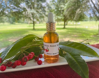 Tintura de pimienta brasileña - Alcohol - Sweet Honey Farm