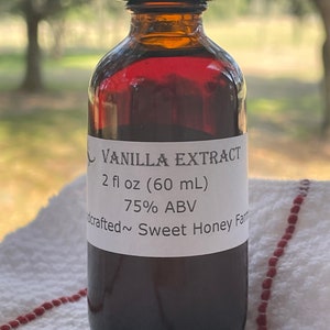 Handcrafted Vanilla Extract 2oz & 8oz
