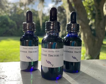 Tintura de Lavanda Orgánica - Alcohol - Sweet Honey Farm