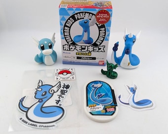 Dratini Dragonair Lot figures Pokemon Center Bandai Tomy B Side Bundle