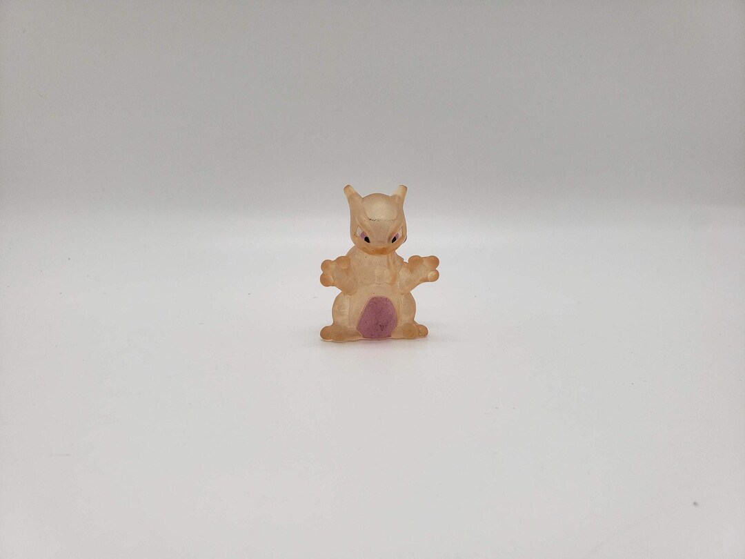 Clear Mewtwo Pokemon Finger Puppet Figure Vintage - Etsy