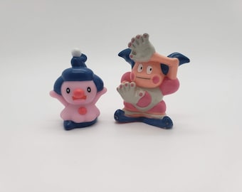 Figuras de marionetas de dedo de Mime Jr y Mr. Mime de Bandai