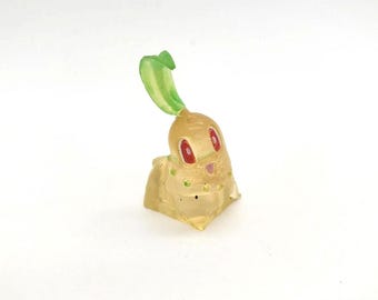 Chikorita Clear Bandai Pokemon Figure # 12
