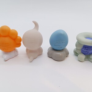 Castforms Finger Puppet figures Bandai Pokemon toys vintage image 2