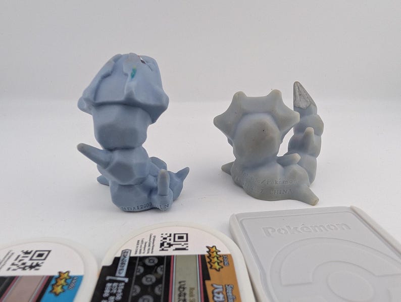 Figuras de juguetes Onix Steelix Lote Tomy Bandai Pokemon Center imagen 5