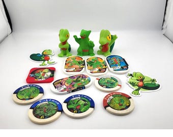 Treecko Grovyle Sceptile Lot Figures Pokemon Center Bandai Tomy Toys Bundle Tokens Vintage