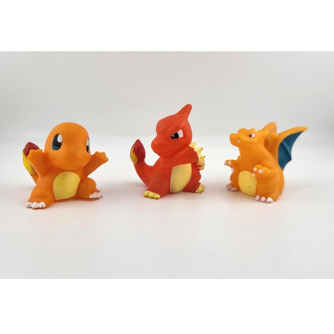 Charmander Charmeleon Charizard Finger Puppet Figures Bandai Pokemon - Etsy