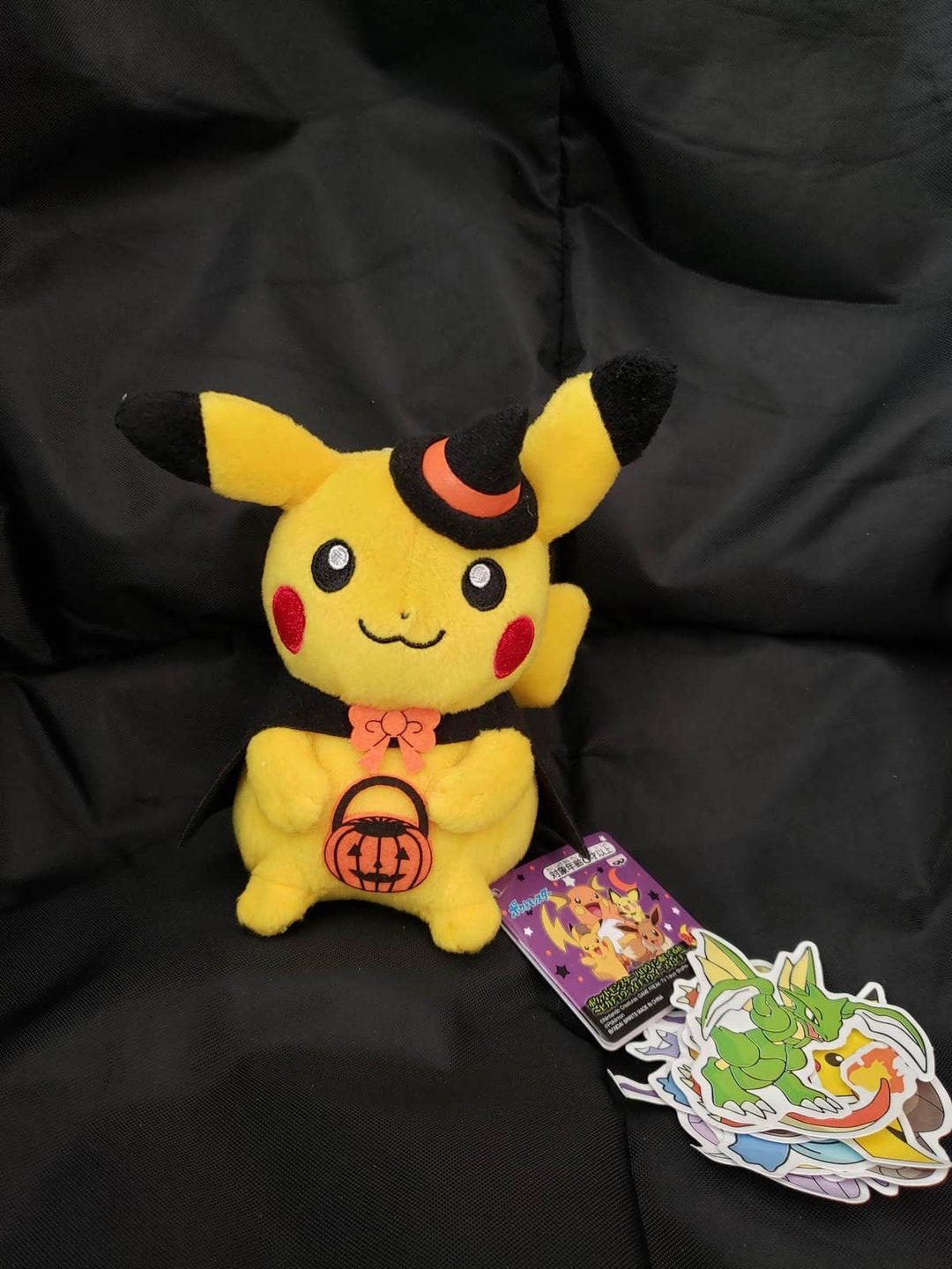 Pikachu Halloween Free Pokemon Stickers Banpresto Bandai Etsy