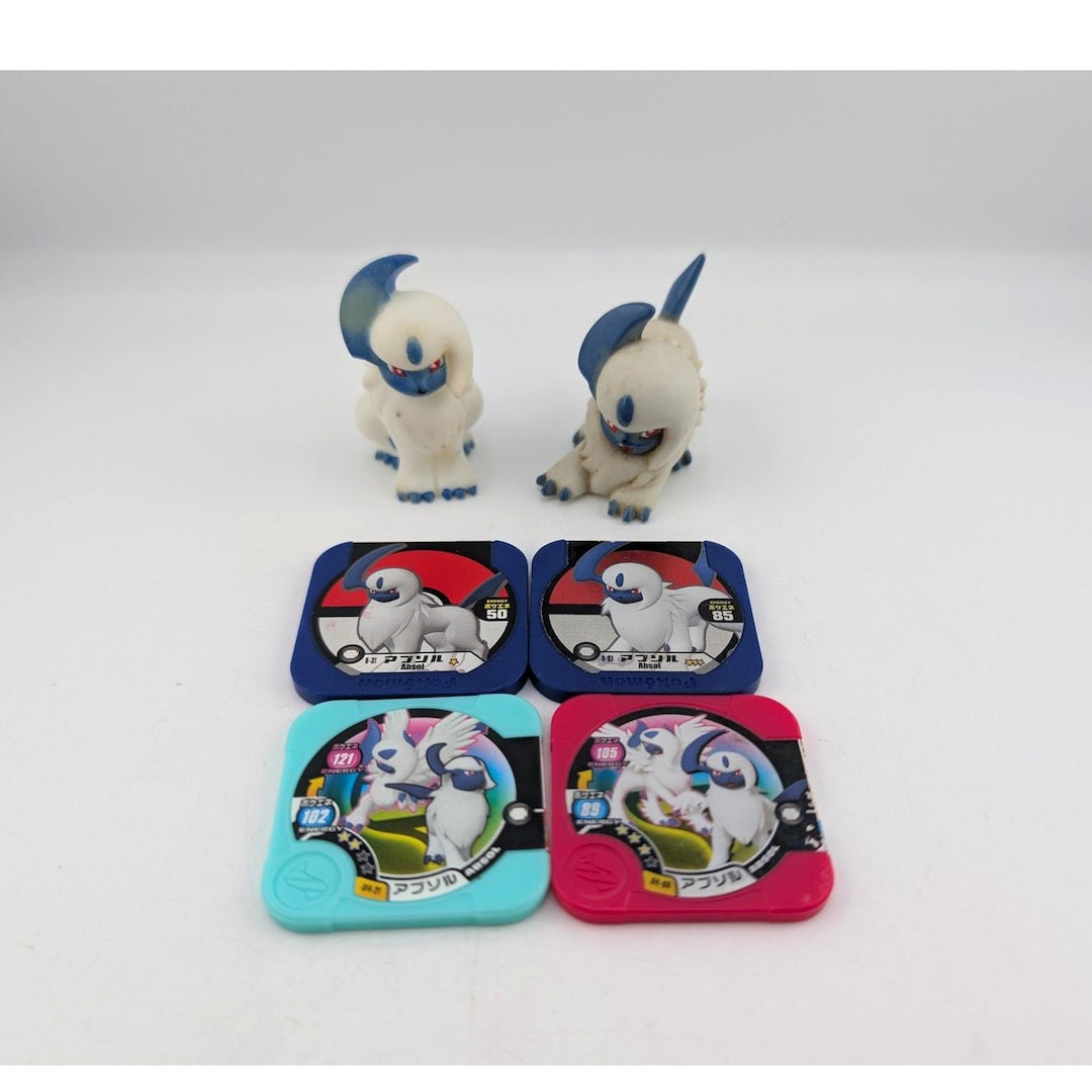 Absol Lot Bundle Figure Pokemon Center Tomy Bandai Coins Toys Tretta - Etsy