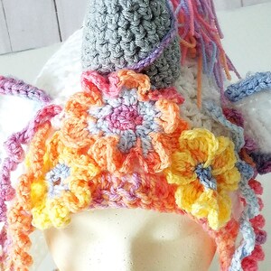 Unicorn Hat Girl's Unicorn Hood Crochet Unicorn Hat - Etsy