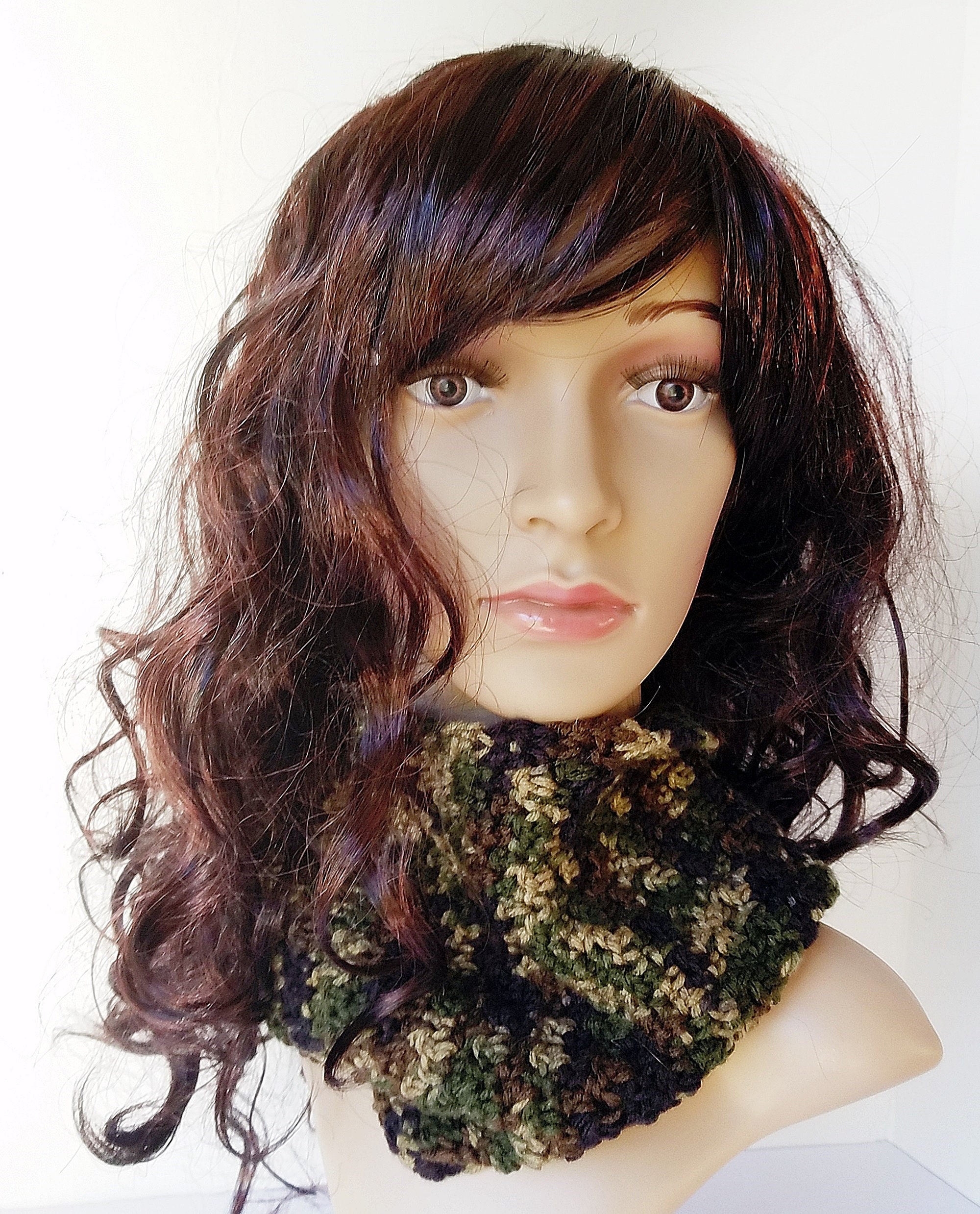 Long  Winter Camo Scarf