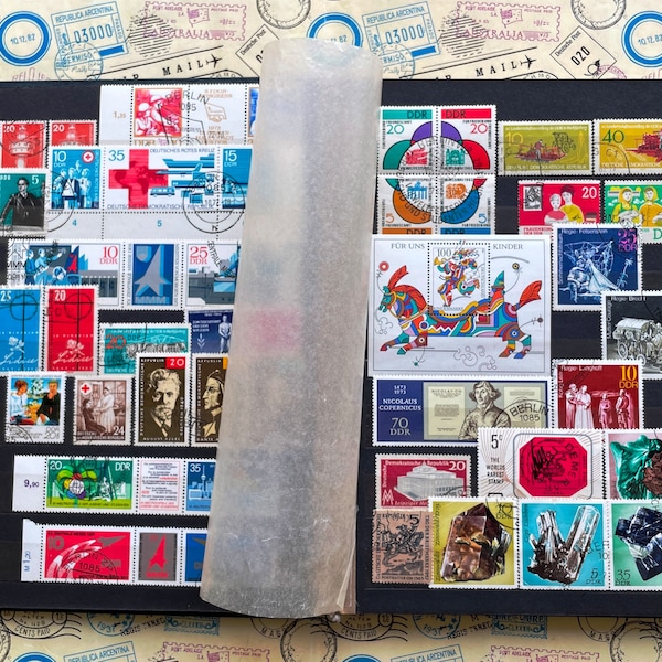 Álbum de sellos vintage de la RDA - Más de 300 sellos postales, regalo coleccionable, filatelia de la República Democrática Alemana