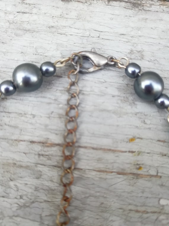 Vintage Beaded Necklace, Vintage jewelry, Imitati… - image 6